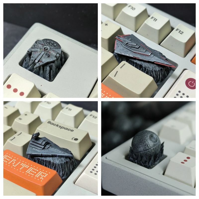 Gaming Accessories To 3D Print - Keycap Resin Buatan Tangan Asli 3D