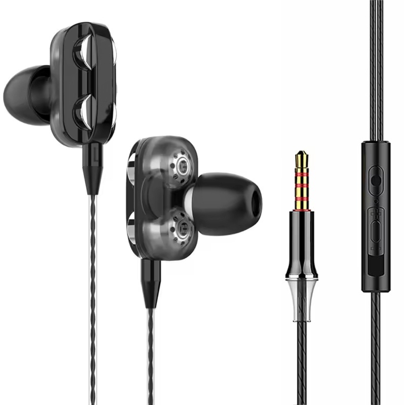 Gaming Headphone Accessories - Headphone Berkabel 3.5Mm Mikrofon HD untuk