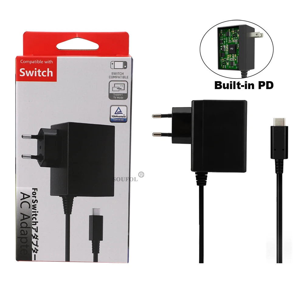 Gaming Accessories Nintendo - Pengisi Daya Adaptor Daya AC untuk