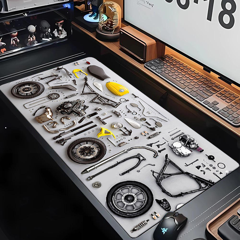 Gaming Office Accessories - Diagram Pembongkaran Alas Mouse Karet Alas