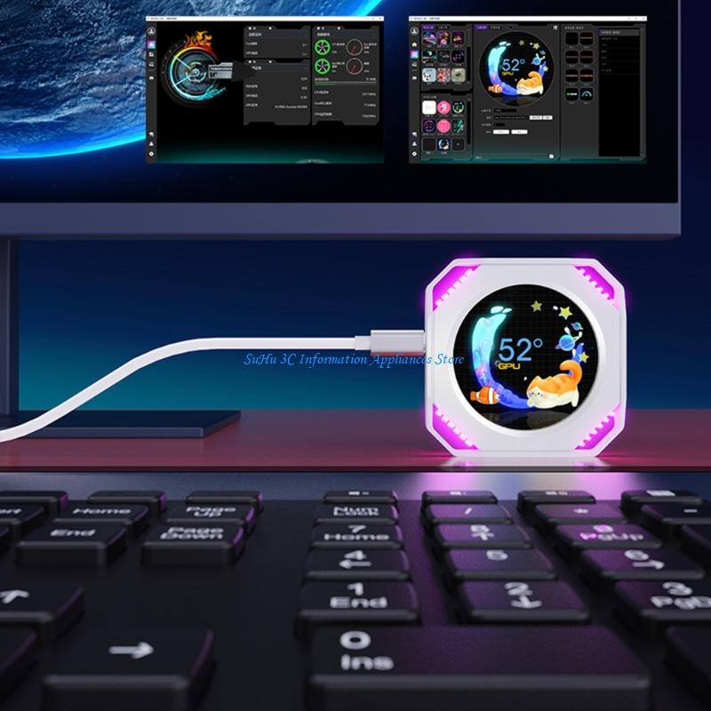 Gaming Hardware And Accessories - Layar Tampilan Pendingin Air Animasi Dinamis