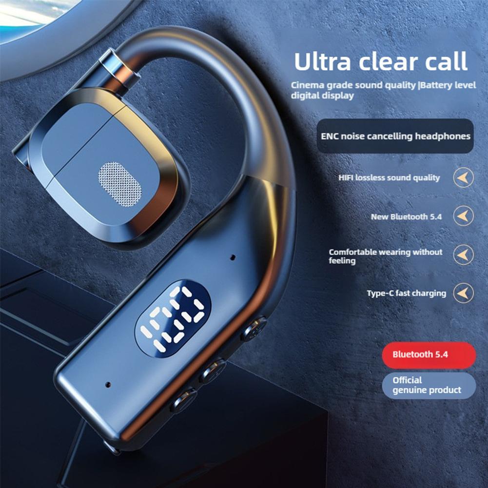 Gaming Headphone Accessories - Earhook Nirkabel Bluetooth 5.4 Headphone Gaming