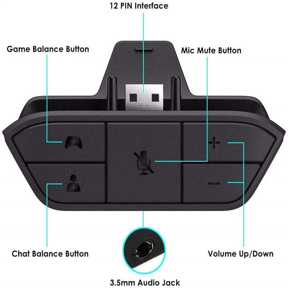 Adaptor Headset Stereo untuk X - Gaming Headphone Accessories ulasan dan harga