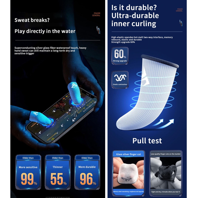 1 pasang sarung jari Gamer ant - Gaming Accessories Mobile ulasan dan harga
