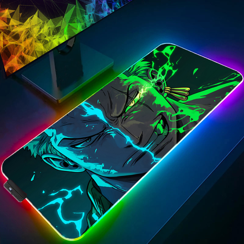 ONE PIECE Zoro Mouse Pad RGB A - Gaming Accessories Desktop ulasan dan harga