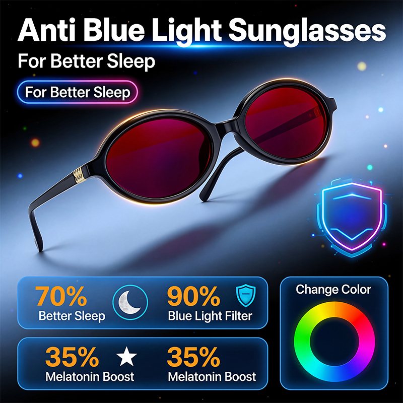 Kacamata Oval Anti Blue Light  - Gaming Glasses Tinted ulasan dan harga