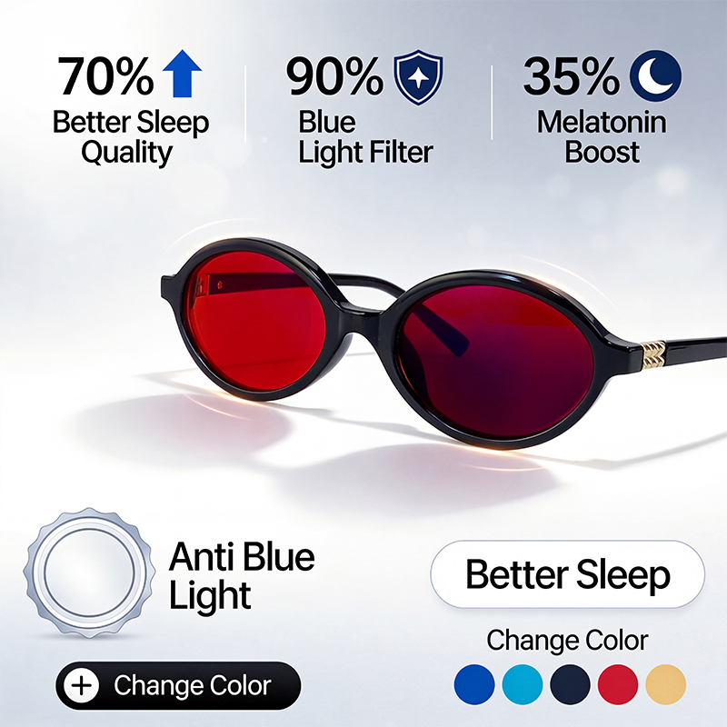 Kacamata Oval Anti Blue Light  - Gaming Glasses Tinted ulasan dan harga