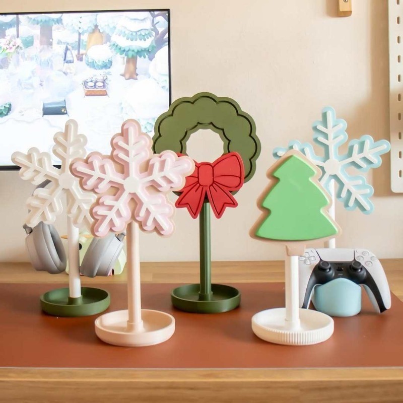 Penyangga Headphone Snowflake  - Gaming Accessories To 3D Print ulasan dan harga