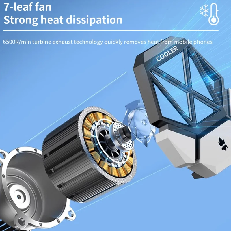 DY08 Radiator kipas pendingin  - Gaming Accessories Mobile ulasan dan harga