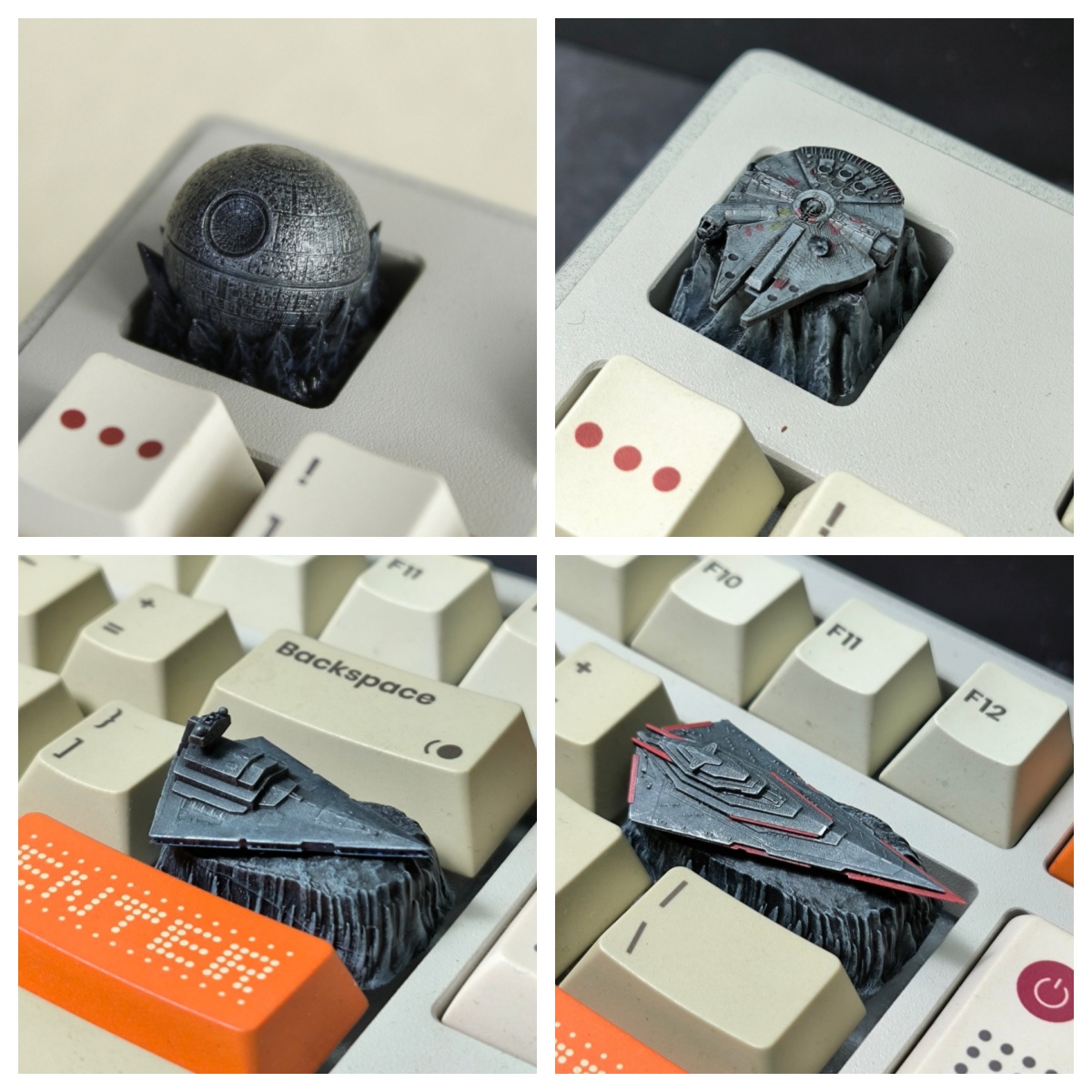 HCY Death Star Artisan Keycap  - Gaming Accessories To 3D Print ulasan dan harga