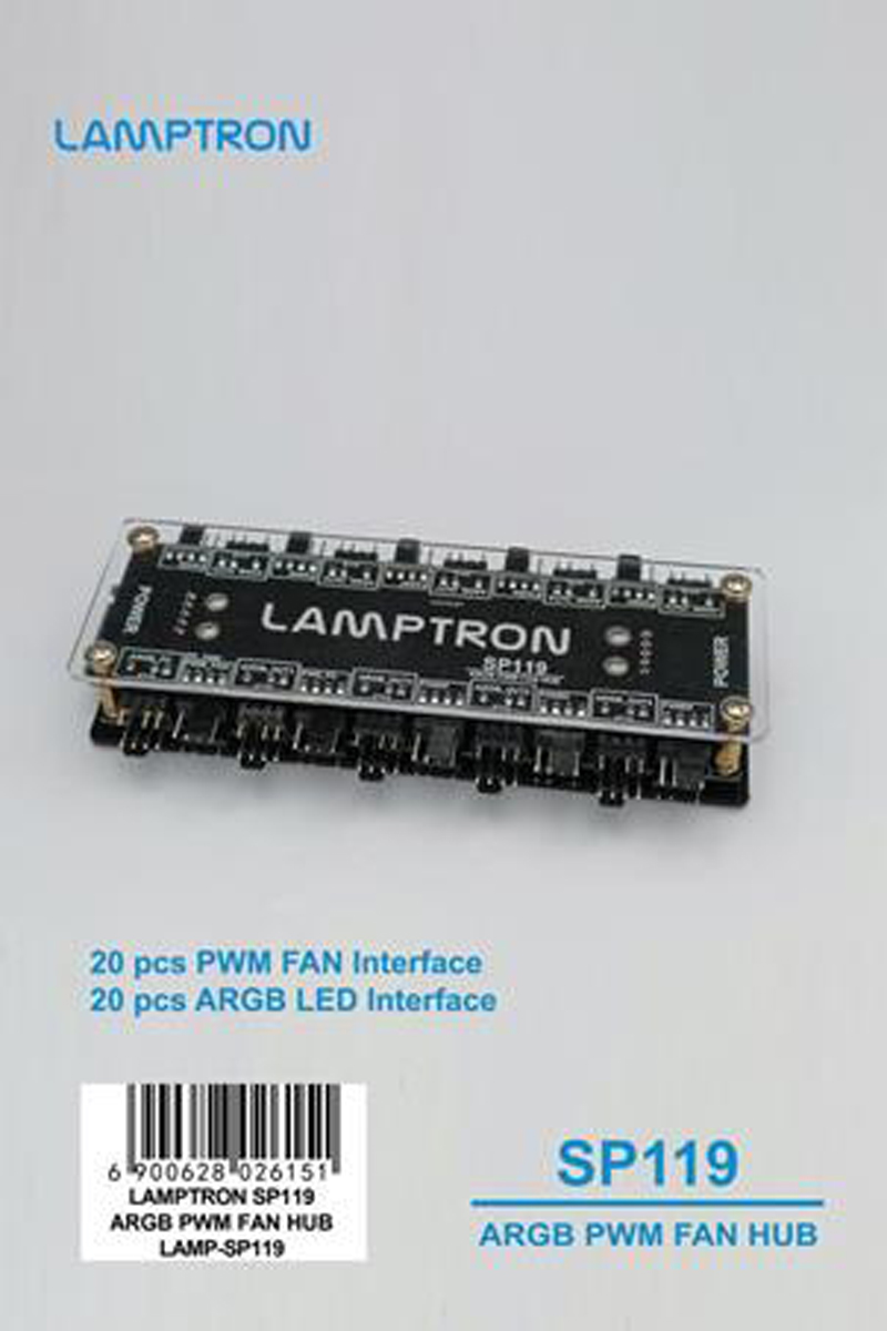 LAMPTRON Hub Kipas ARGB PWM 20 - Gaming Hardware And Accessories ulasan dan harga