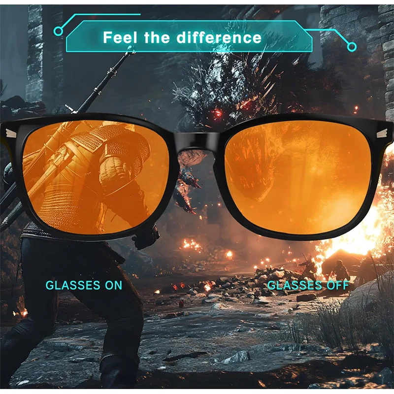 Kacamata Anti Cahaya Biru Tren - Gaming Glasses Tinted ulasan dan harga